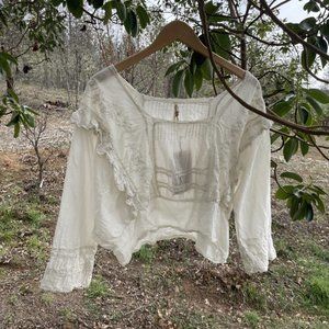 RARE Magnolia Pearl Lucia Blouse Moonlight